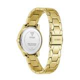 Guess Green Dial Gold Stainless Steel Strap Women's Watch GW1028L2