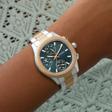 Guess Birdie Two-Tone Stainless Steel Strap Women's Watch GW1031L5