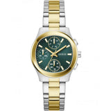Guess Birdie Green Dial Two-Tone Stainless Steel Strap Women's Watch GW1031L6