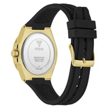 Guess Analog Black Silicone Strap Men's Watch - Chronograph | GW1034L2
