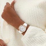 Guess Analog White Silicone Strap Women's Watch - Chronograph | GW1038L4