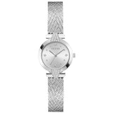 Guess Analog Silver Stainless Steel Mesh Strap Women's Watch GW1086L1