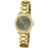 Guess Mini Luna Gold Stainless Steel Strap Women's Watch GW1100L2