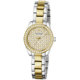 Guess Mini Luna Two-Tone Stainless Steel Strap Women's Watch GW1100L3