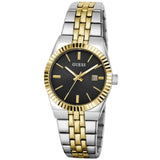 Guess Analog Black Dial Two-Tone Stainless Steel Strap Women's Watch GW1101L3