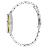 Guess Analog Black Dial Two-Tone Stainless Steel Strap Women's Watch GW1101L3