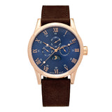 Aries Gold Multifunction Brown Men's Watch - Moon Phase | G 7019 RG-BU