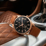 Aries Gold Roadster Brown Men's Watch - Power Reserve | G 9021 RG-BK