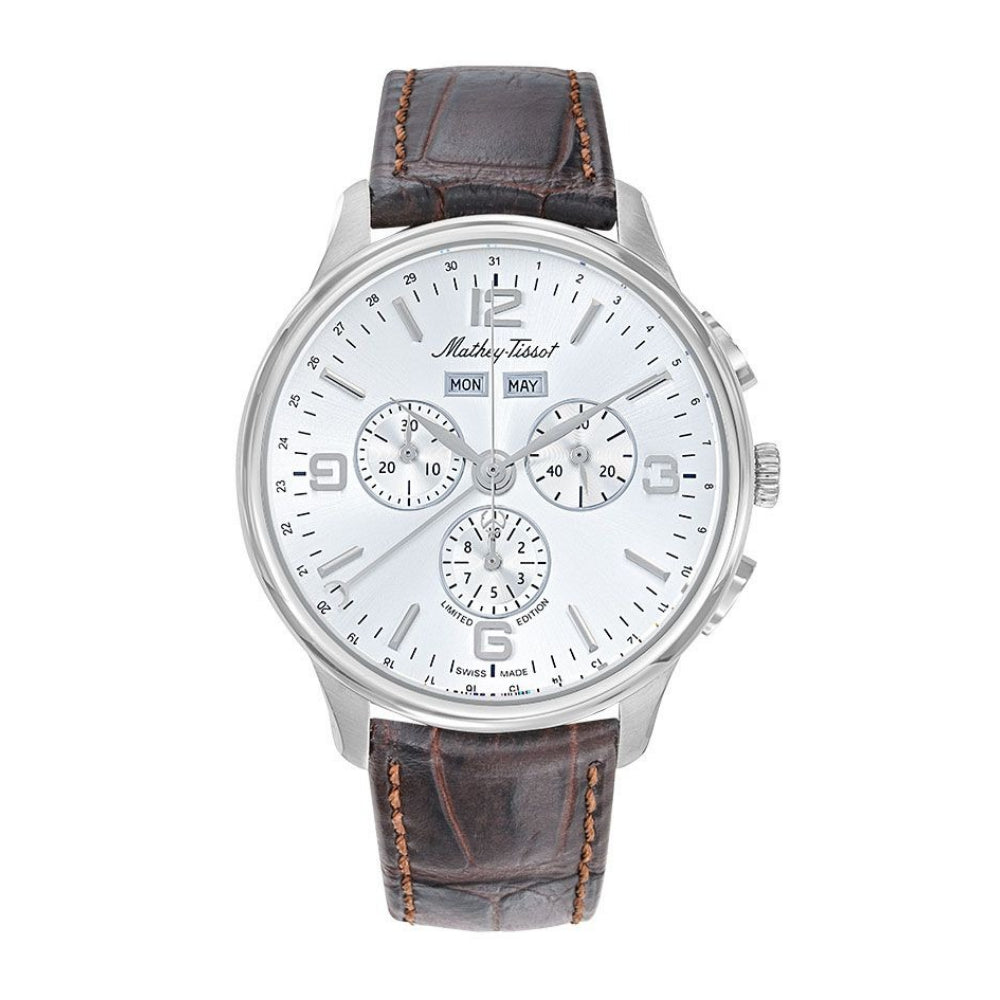 Mathey-Tissot Edmond 5040F Leather Strap Men's Watch