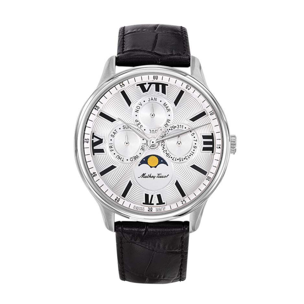 Mathey-Tissot Edmond Moon Strap Leather Men's Watch