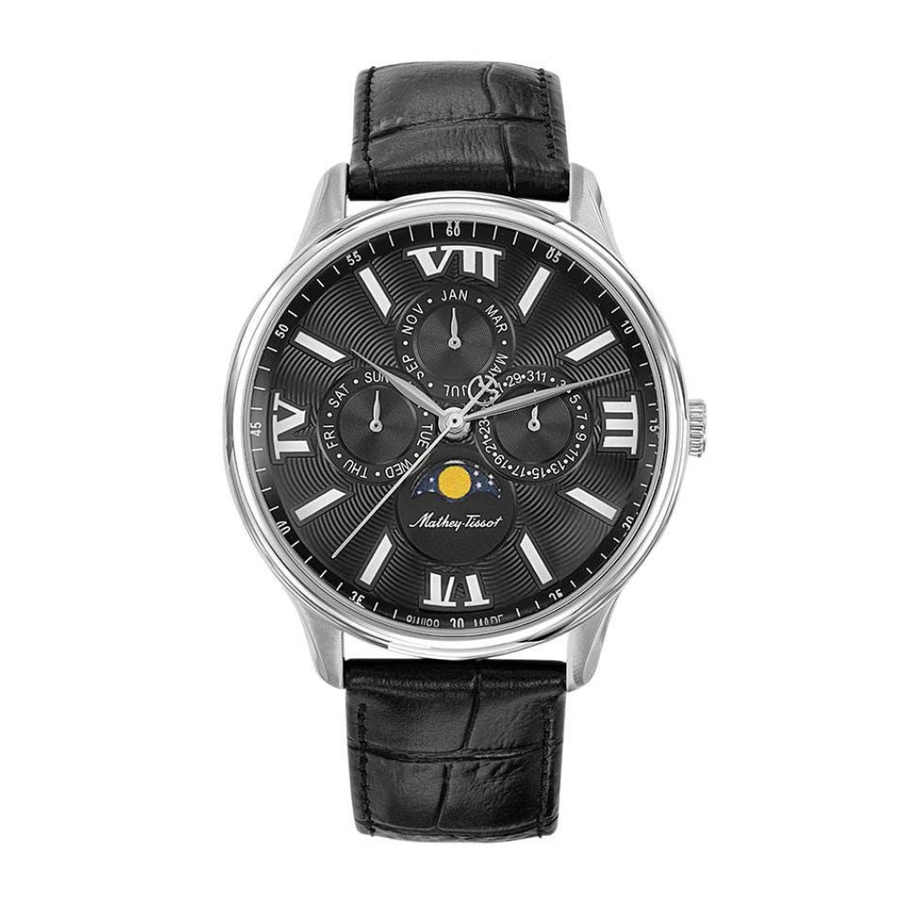 Mathey-Tissot Edmond Moon Strap Leather Men's Watch