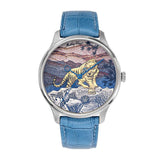 Mathey-Tissot City Leather Collection Edmond Automatic Handcrafted Tiger Men's Watch