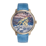 Mathey-Tissot City Leather Collection Edmond Automatic Handcrafted Tiger Men's Watch