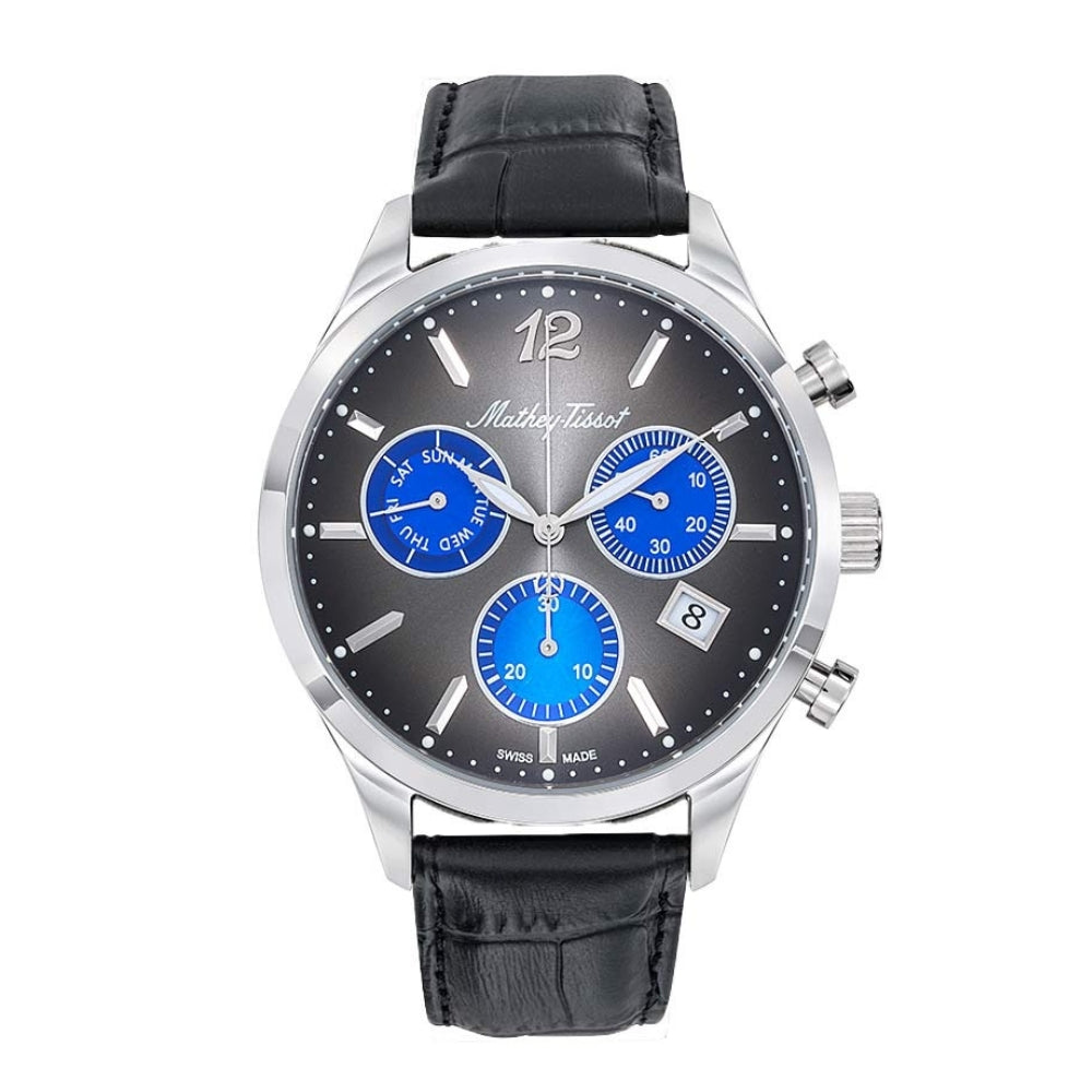 Mathey-Tissot Urban Chrono Collection Leather H411CH Series Men's Watch