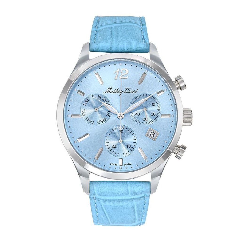Mathey-Tissot Urban Chrono Collection Leather H411CH Series Men's Watch