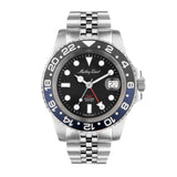 Mathey-Tissot GMT Collection Silver Men's Watch