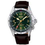 Seiko Prospex Land Green Dial Leather Strap Men's Watch HBC007J1