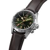 Seiko Prospex Land Green Dial Leather Strap Men's Watch HBC007J1
