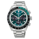 Seiko Prospex Speedtimer Emerald Green Dial Stainless Steel Strap Men's Watch HBJ003P1