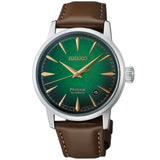 Seiko Presage Cocktail Time Brown Leather Strap Men's Watch HCB002J1