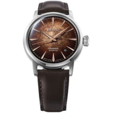 Seiko Presage Cocktail Time Brown Leather Strap Men's Watch HCB003J1