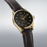 Seiko Presage Black Leather Strap Men's Watch HCC006J1