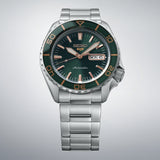 Seiko 5 Sports SKX Green Dial Stainless Steel Strap Men's Watch HDB005K1