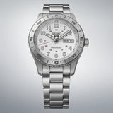 Seiko 5 Sports Silver Stainless Steel Strap Men's Watch HDB007K1
