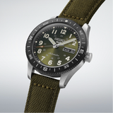 Seiko 5 Sports Green Nylon Strap Men's Watch HDB008K1