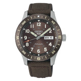 Seiko 5 Sport Brown Nylon Strap Men's Watch HDB009K1
