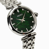 Seiko Conceptual Green Dial Stainless Steel Strap Women's Watch HGH006P1
