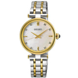 Seiko Analog Two-Tone Stainless Steel Strap Women's Watch HGH007P1