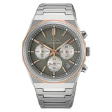 Seiko Chronograph Stainless Steel Strap Men's Watch HGK002P1