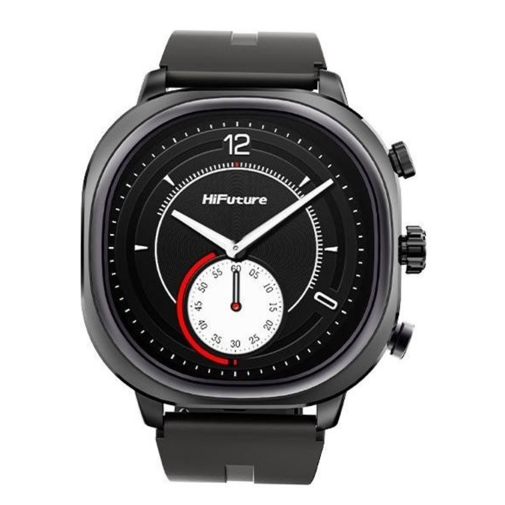 Aix Watch Hifuture Consign FutureFit AIX Lite Collection Black Silicone Strap Sm ...