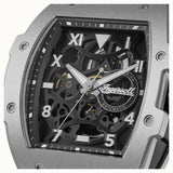 Ingersoll Skeleton Dial Black PU Strap Men's Watch I15301