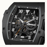 Ingersoll Skeleton Dial Black PU Strap Men's Watch I15302