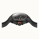 Ingersoll The Rigger Black PU/Alcantara Strap Men's Watch - Skeleton Dial | I17902