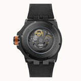 Ingersoll The Rigger Black PU/Alcantara Strap Men's Watch - Skeleton Dial | I17902
