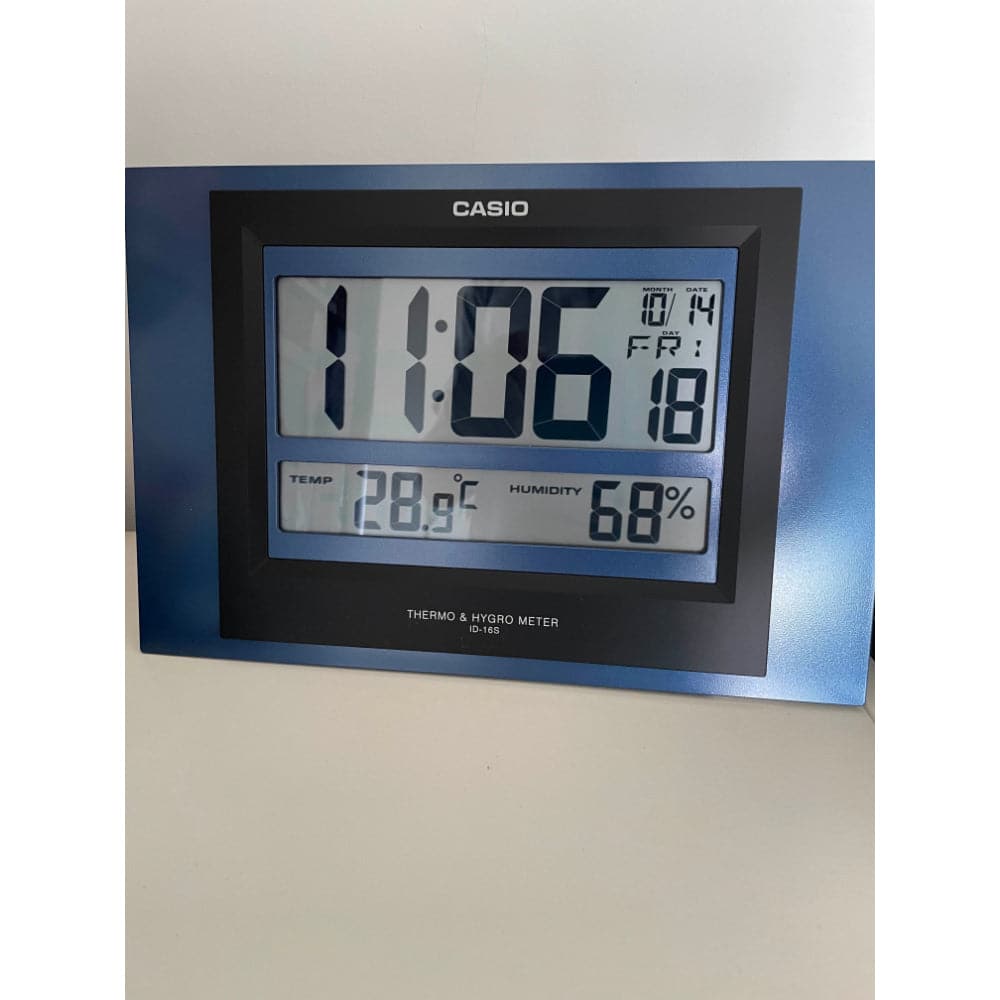 Casio Blue Digital Clock ID-16S-2DF-P – H2 Hub