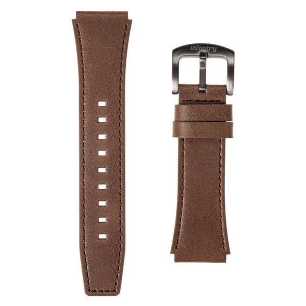 Infantry Strap Brown Leather IN-STP-05