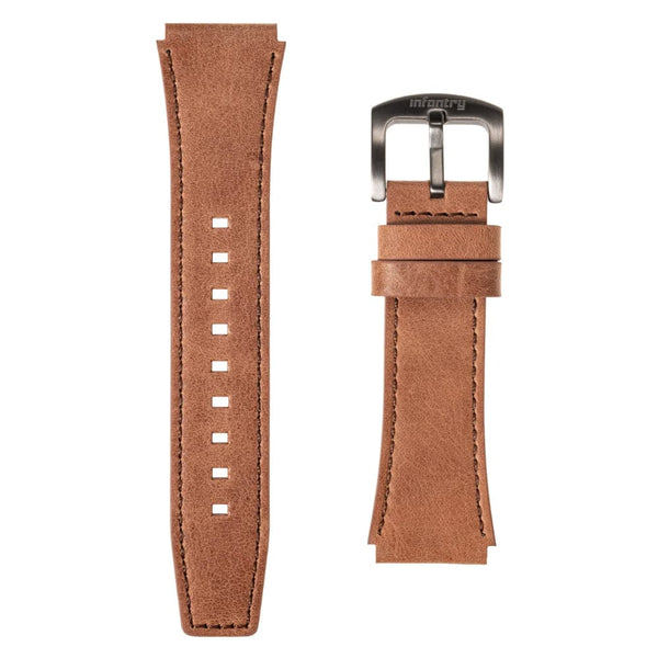 Infantry Strap Brown Leather IN-STP-06