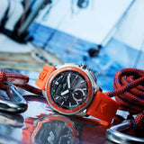 Citizen Promaster Orange Urethane Strap Men's Watch - Moon Phase | JV3000-13E