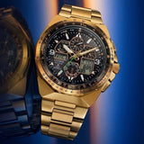 Citizen Promaster 50th Anniversary Skyhawk Stainless Steel Strap Men's Watch JY8144-50E