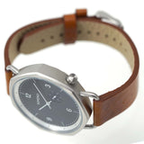 KOMONO KOM-W4152 BLACK DIAL WITH BROWN LEATHER UNISEX WATCH