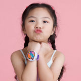 Myfirst Fone Consignment R2 Cotton Candy Mix Silicon Strap Kids Smartwatch