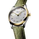 Longines Master Collection Green Leather Strap Women Watch