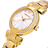 Aries Gold Stainless Steel Strap Women Watch - L 5010 Series
