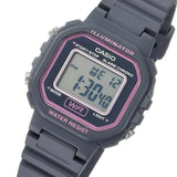 Casio General Digital Gray Resin Strap Unisex Watch LA-20WH-8ADF-P