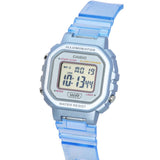 Casio General Transparent Dial And Blue Resin Strap Unisex Watch LA-20WHS-2ADF-P