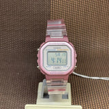 Casio General Transparent Dial And Pink Resin Strap Women Watch LA-20WHS-4ADF-P